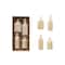 Hello Honey® Cream Unscented Bottle-Shaped Candle Set